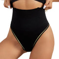 Culotte gainante string ventre plat noir OFFUZA, maintien confortable et silhouette lissée
