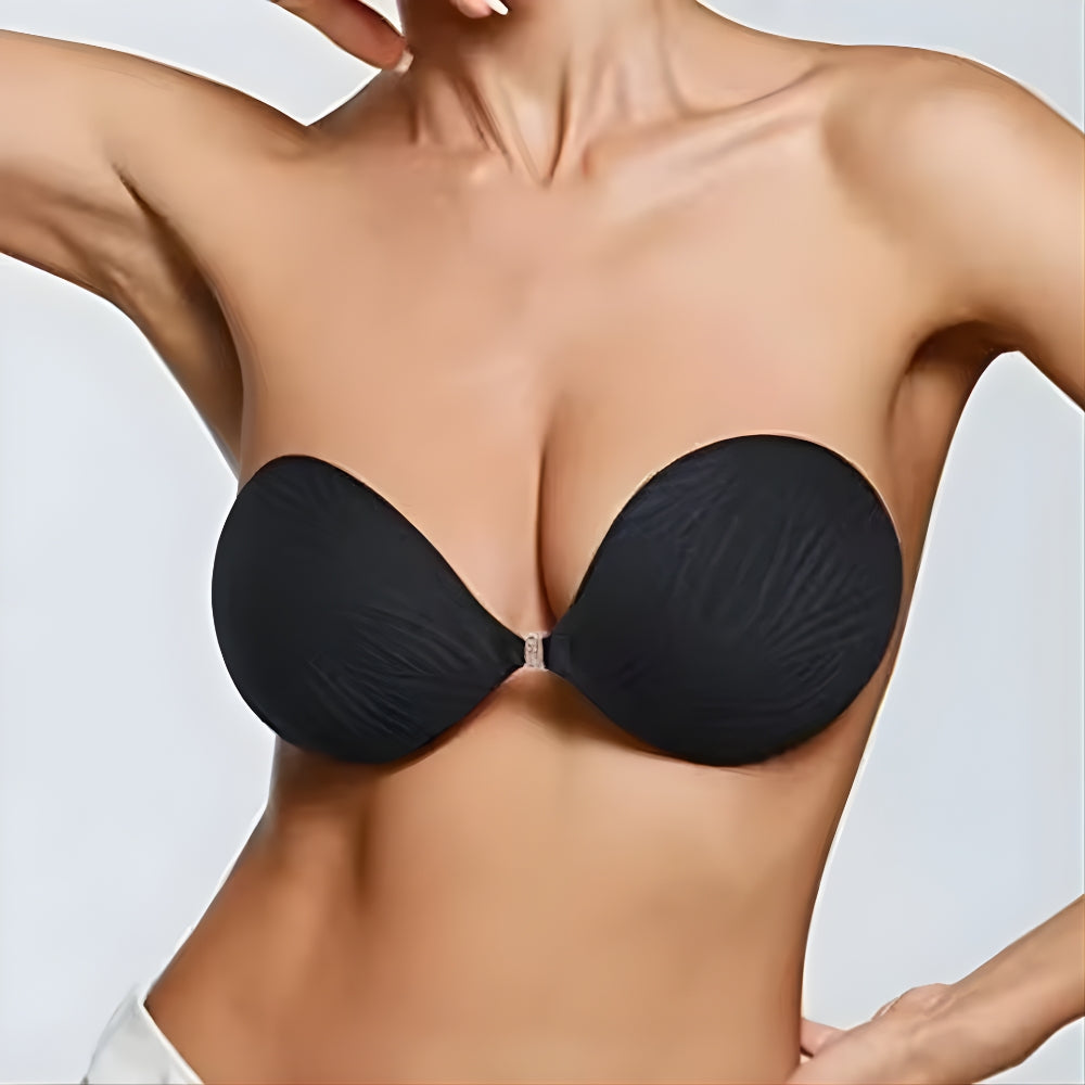 Soutien-gorge invisible push-up sans bretelles maintien fort