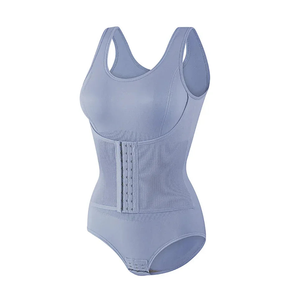 Body corset sculptant seamless bleu OFFUZA, maintien structurant et confort quotidien