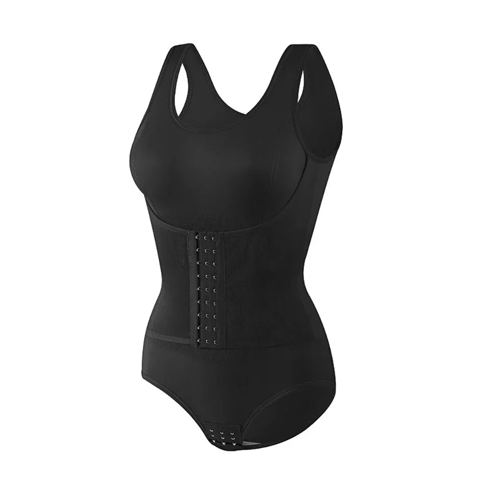 Body corset gainant seamless noir OFFUZA, maintien fort et finition sans couture