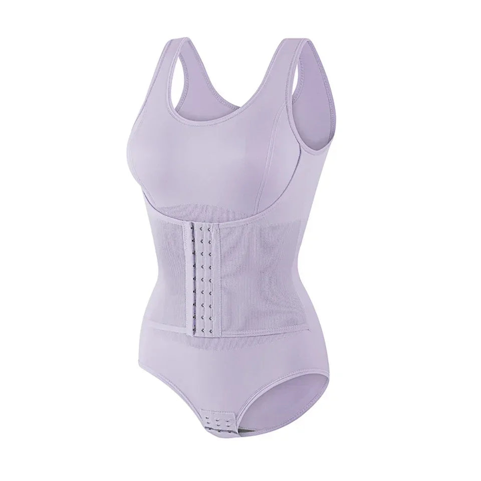 Body corset gainant seamless violet OFFUZA, effet sculptant ultra gainant 