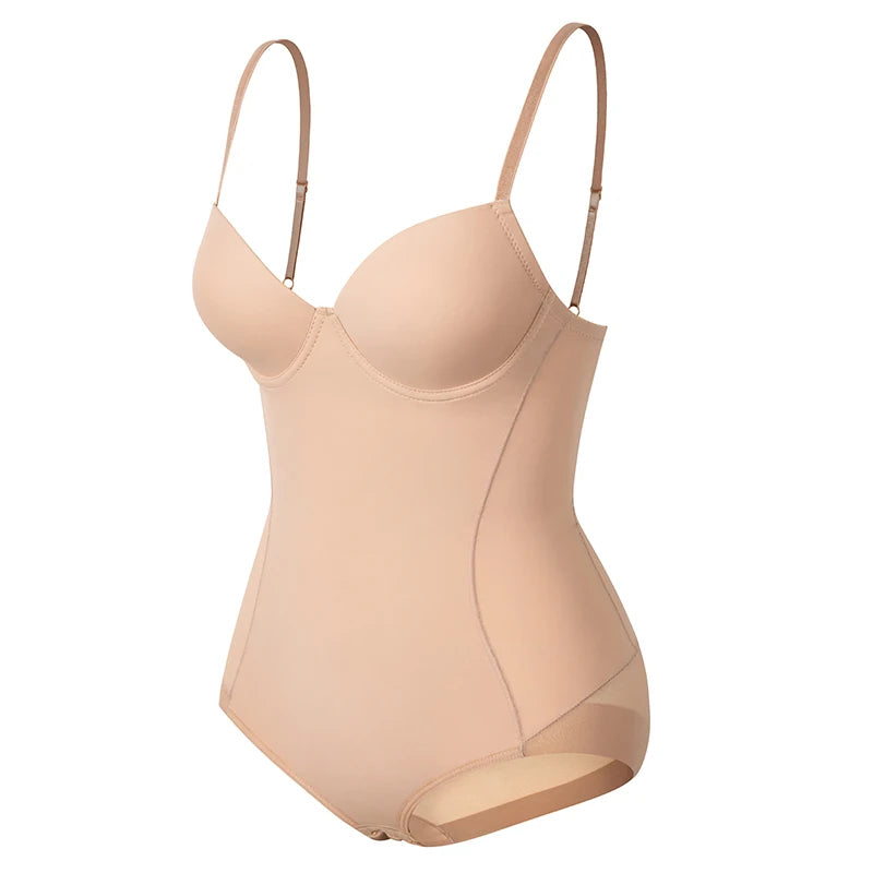 Body gainant élégance nude OFFUZA, effet ventre plat et silhouette harmonieuse