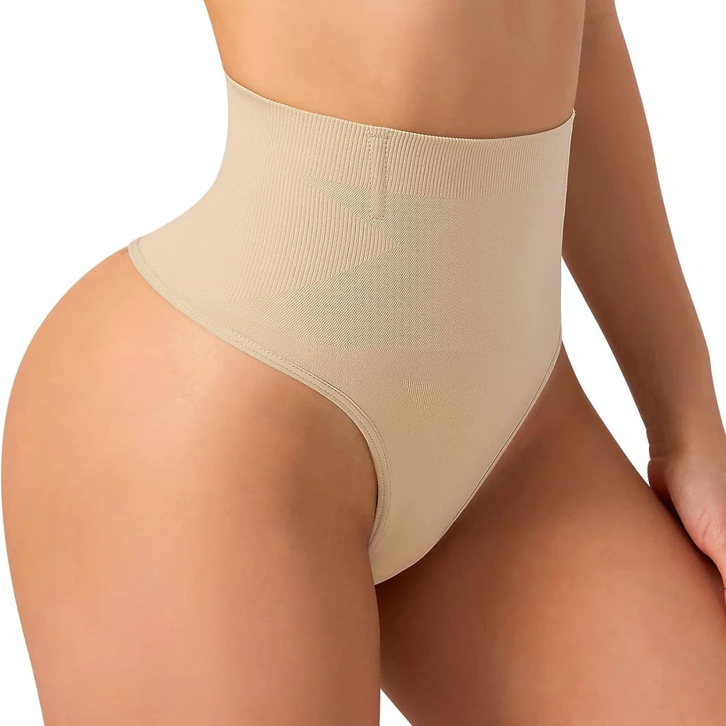 Culotte gainante string ventre plat OFFUZA vue de côté, maintien ciblé et coupe invisible