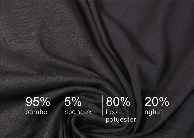 Tissu respirant de la culotte menstruelle noire taille haute OFFUZA