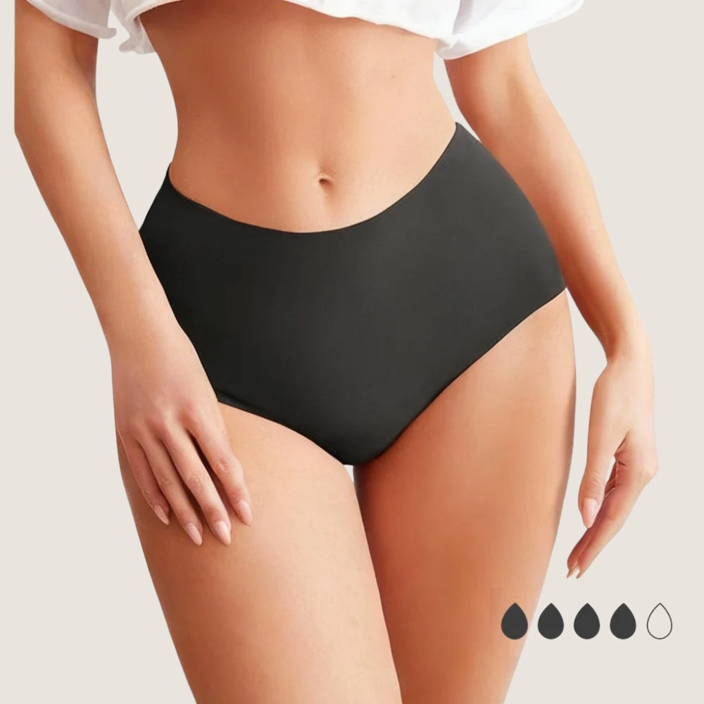 Culotte menstruelle sans couture OFFUZA taille mi-haute, maintien confortable