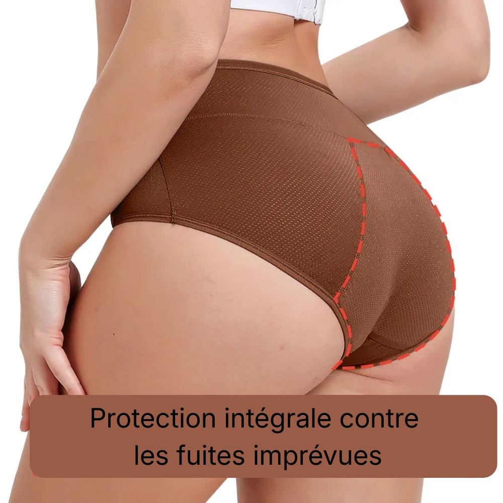 Culotte menstruelle OFFUZA protection arrière renforcée contre les fuites