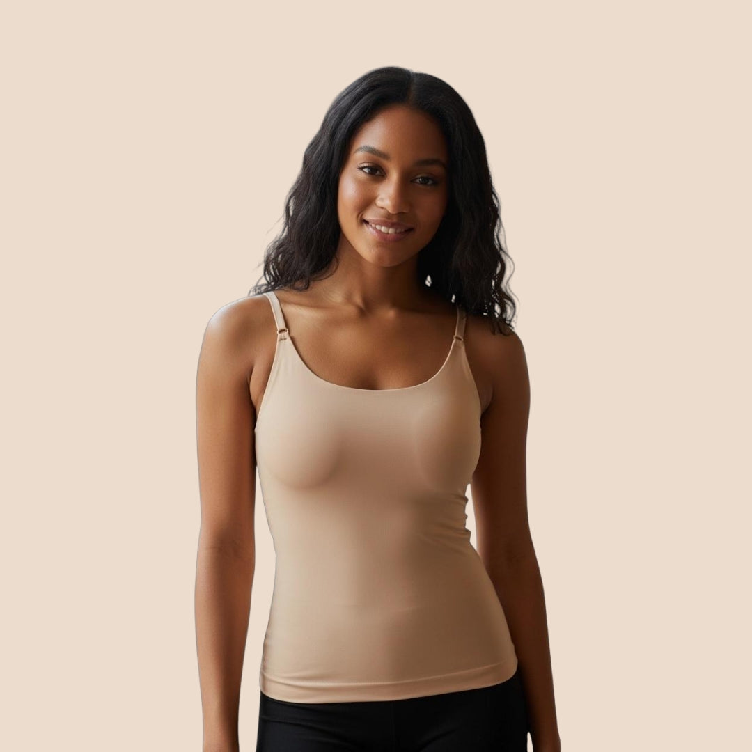 Débardeur sculptant femme effet ventre plat