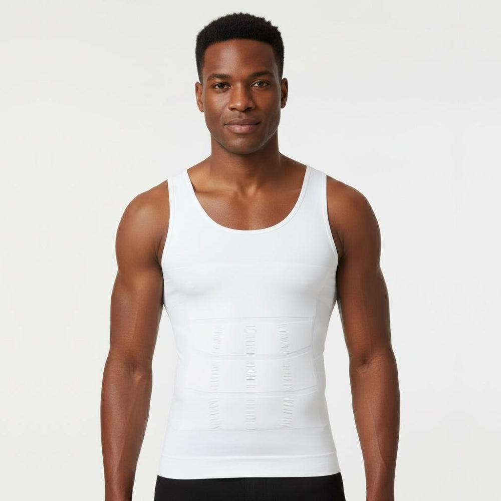 Débardeur sculptant homme silhouette affinée