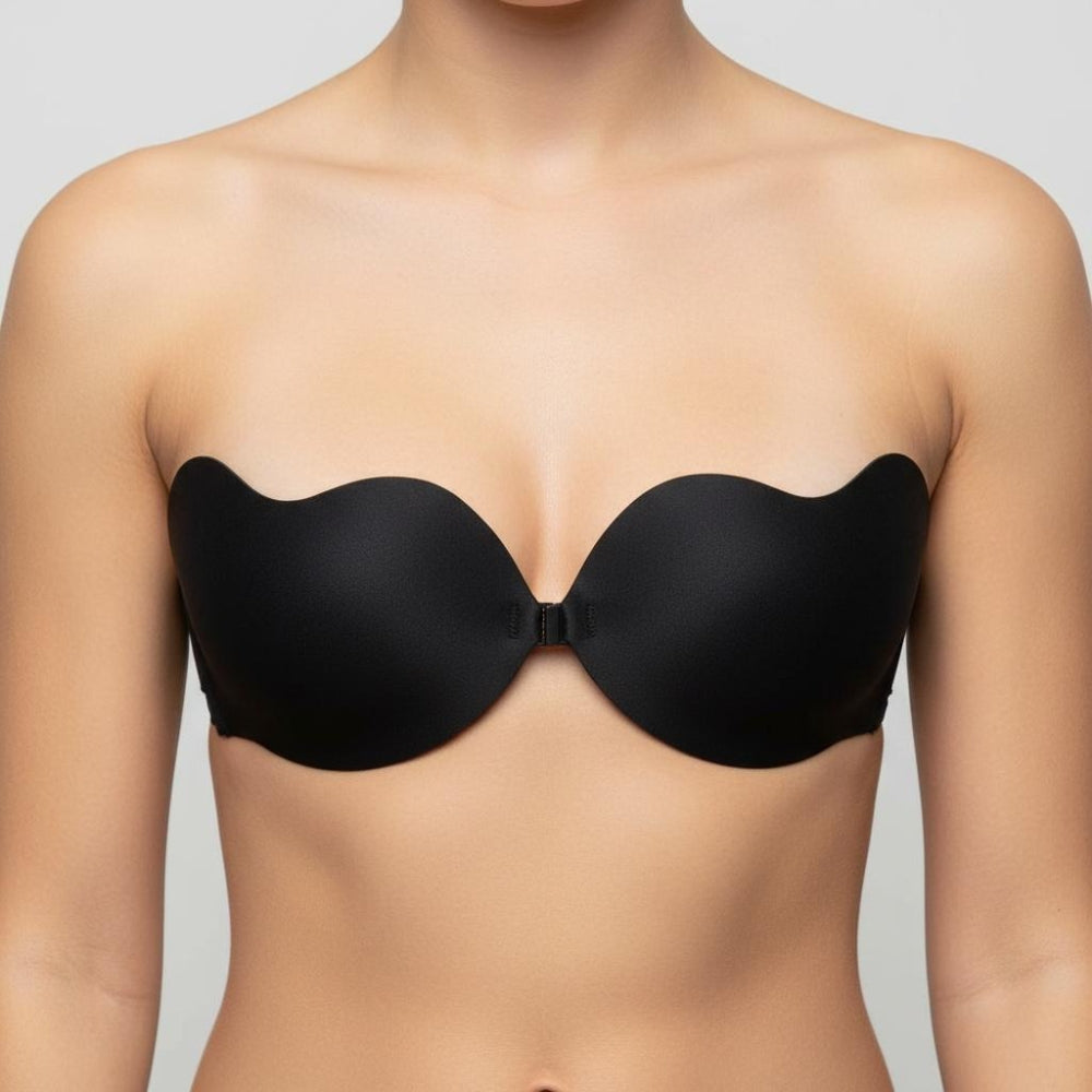 Soutien-gorge invisible push-up noir OFFUZA sans bretelles